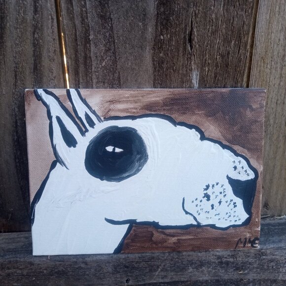 Bull Terrier Portrait Painting - Picture 7 of 12